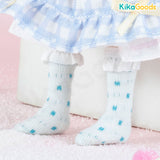 Polka Dot Lace 1/12 BJD Figure Socks Accessories