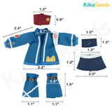 Mushroom Mycelium Naming Series 1/12 BJD Clothing Set