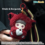 British Style Color-Blocked Woven Phone Strap