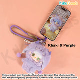 British Style Color-Blocked Woven Phone Strap