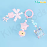 KikaGoods Handmade Cute Mini Bean Pendant Keychain