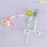 KikaGoods Handmade Cute Mini Bean Pendant Keychain