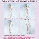 BJD/MJD Action Figure Anti-staining Clothing