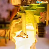 Rolife Book Nook Shelf Insert - Falling Sakura