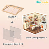 Rolife Super Creator DIY Miniature House - Warm Dining Room