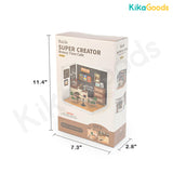 Rolife Super Creator DIY Miniature House - Breezy Time Cafe