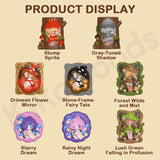 Mushroom Girl Relief-Carved Refrigerator Magnet Blind Box