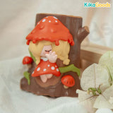 Mushroom Girl Relief-Carved Refrigerator Magnet Blind Box