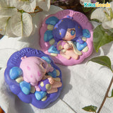 Mushroom Girl Relief-Carved Refrigerator Magnet Blind Box