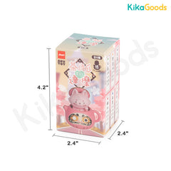Tea Fox Daruma Series 6 Protective Omamori Blind Box