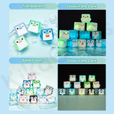 Stackable Cube Penguin Glow Series Blind Box