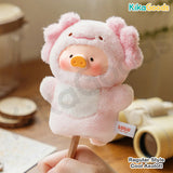 LuLu the Piggy Animal Party Series 2 Cutest Butler PVC Face Plush Key Cover Keychain Blind Box
