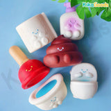 Bath Collection Cute Beans Squishy Blind Box