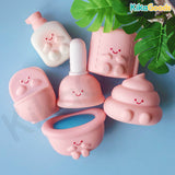 Bath Collection Cute Beans Squishy Blind Box